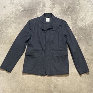 Marshall Artist Jacket Mens Sz Medium Denim Modern‎ Tailoring Coated Cotton